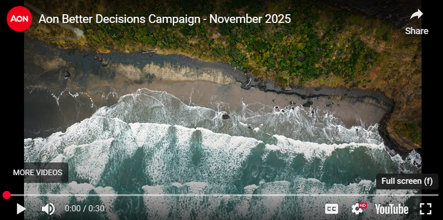 Aon Better Decisions Campaign - November 2025